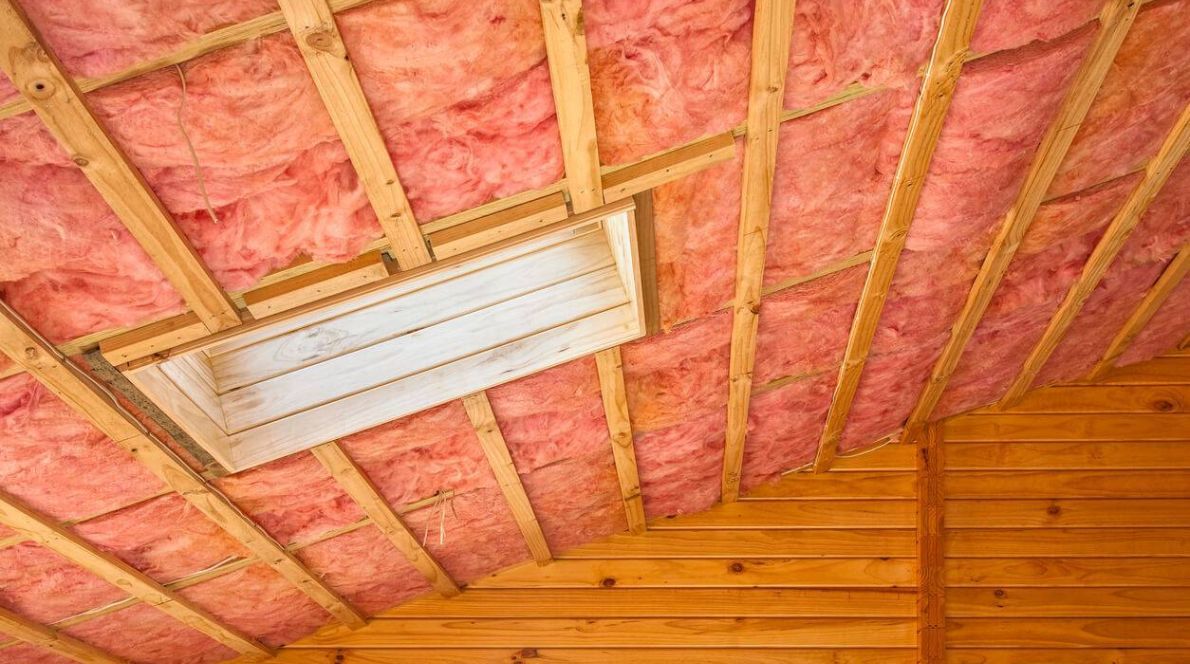 Installer-fitted ceiling insulation in a New Zealand roof space