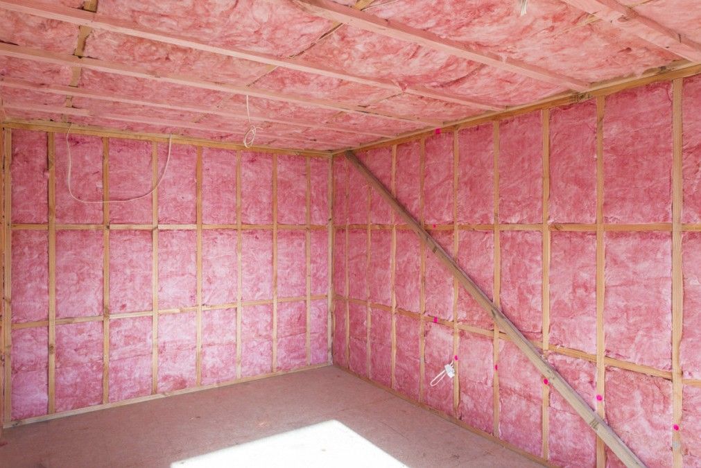 Pink Batts wall insulation installed between timber framing in a NZ home
